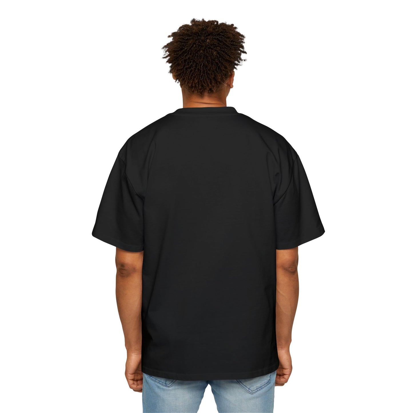 Men's Heavy Oversized Tee — Relaxed Fit Casual Graphic Shirt