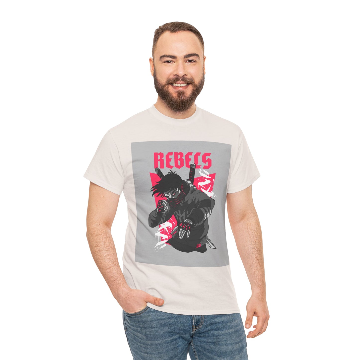 Rebels Graphic Tee — Punk Anime Streetwear T‑Shirt