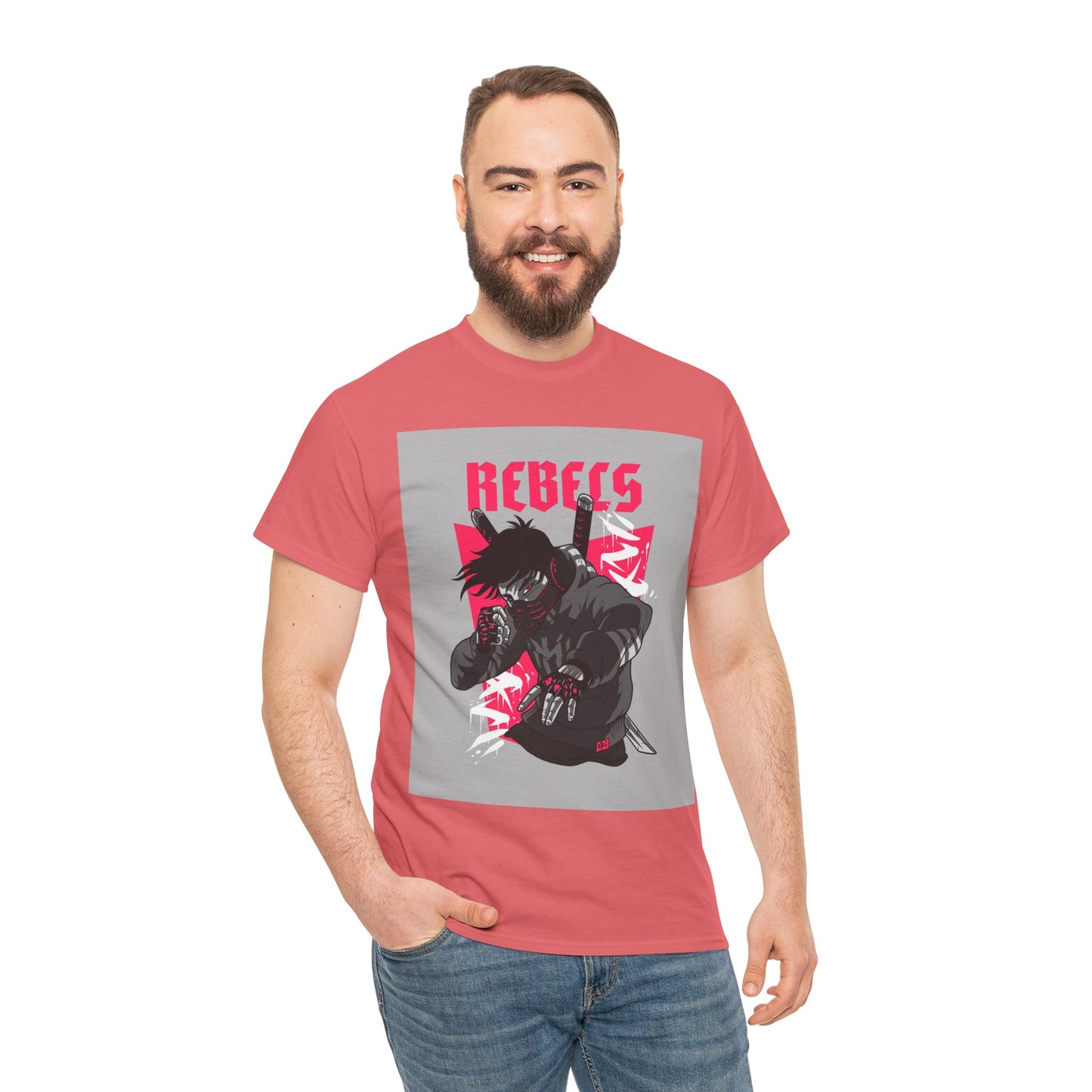 Rebels Graphic Tee — Punk Anime Streetwear T‑Shirt
